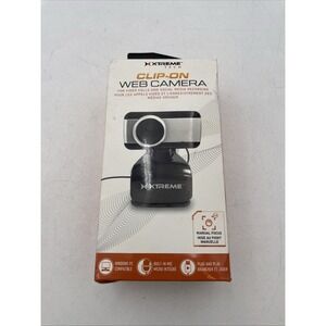 Xtreme Tech Clip-On Web Camera Video Calls Social Media Recording (A3)